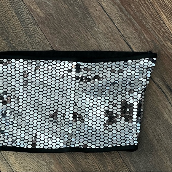 TOPSHOP sequin front bandeau - Picture 2 of 4